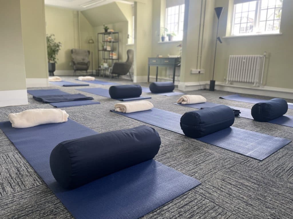 yoga studio reading therapy room