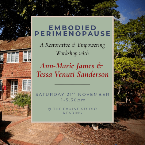 perimenopause reading workshop